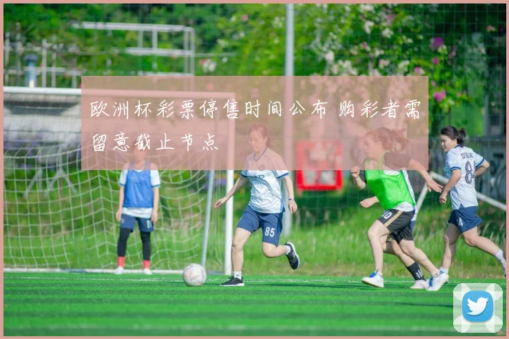欧洲杯彩票停售时间公布 购彩者需留意截止节点